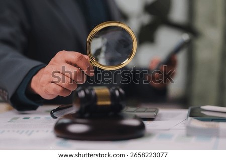Due to an investigation, a deadline is due before a second investigation confirms that another obligation is due; the legal law process then involves a document, lawyer, judgment, obligation, paper, team, mobile, innovation, glass, graph, desk, and chart.