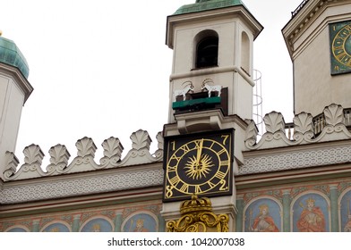 Duelling Goats, Old City Hall, Poznan, Poland