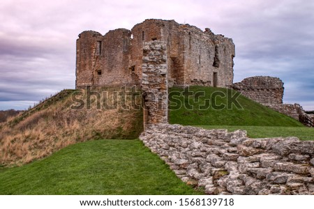Duffus Castle Moray Scotland ruin