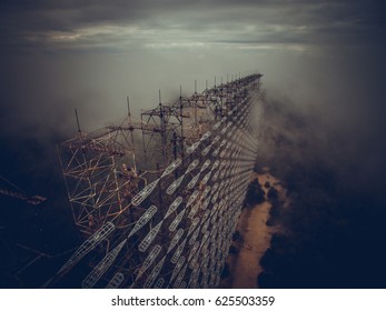 Duga-3 Was A Soviet Early Warning Radar For Anti-ballistic Missile System Located Near Chernobyl. Now It Is Abandoned.