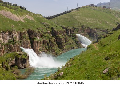 Dukan Dam Spillway Downstream 