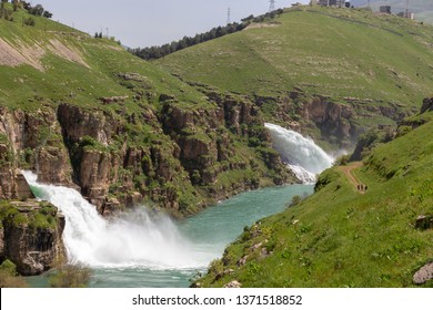 Dukan Dam Spillway Downstream 