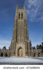 Duke University Chapel In The Winter