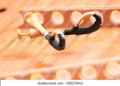 Dulcimer Stringed Musical Instrument Hammer Stock Photo 530273413 ...