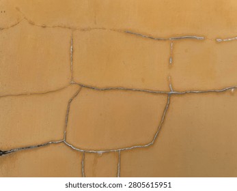 Dull yellow wall background