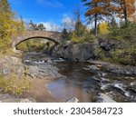Duluth Hiking Trail Bridge River