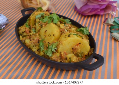 Dum Aloo Or Alu Dum Is A Potato-based Dish And It Is Part Of The Traditional Kashmiri Pandit Cuisine. Kashmiri Dum Aloo Is One Of The Most Widely Used In North Indian Curries.