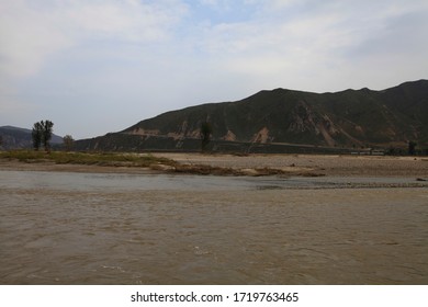 Duman River Landscape From Tumen, Which Is A County-level City In Yanbian Korean Autonomous Prefecture, Eastern Jilin Province, Northeast China.