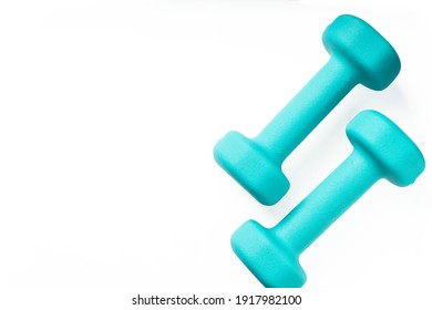 Dumbbell Isolated On White Background