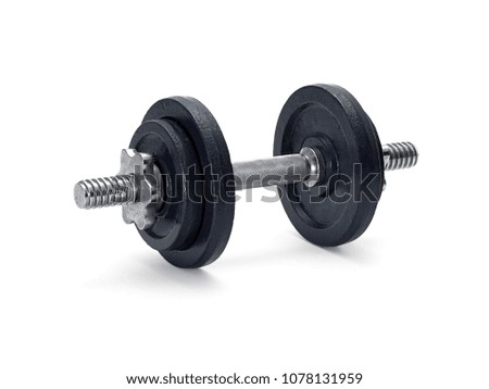 Dumbell isolated on white