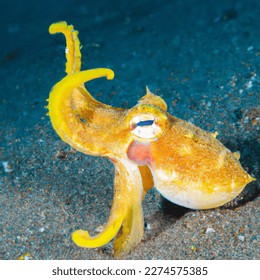 Dumbo octopuses live in the deep open ocean down to depths of at least 13,100 feet (4000 m) and perhaps much deeper, making this group the deepest living of all known octopuses - Shutterstock ID 2274575385