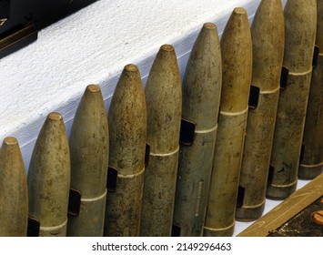Dummy 30mm aircraft cannon shells.