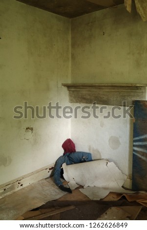 Similar – Image, Stock Photo Handstand at the edge of the pool