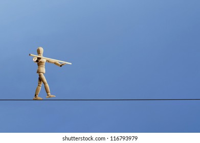 Dummy slacklining