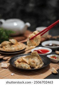 Dumpling, Fried Dumplings, Vegetarian Dumpling, 