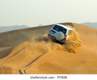 Dune bashing / Desert safari sand splash - Shutterstock ID 797838