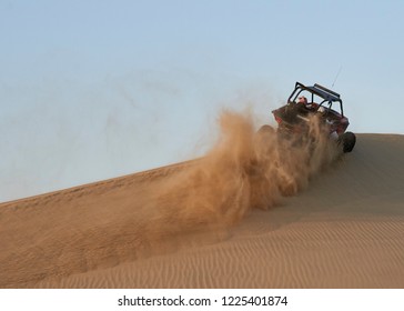 dune buggy in desert
