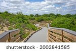 Dune spur of the Hellcat trail on Plum Island, part of the Parker  River Wildlife Refuge. The trail was revamped in 2019-20 and reopend in 2020. It’s now ADA compliant.