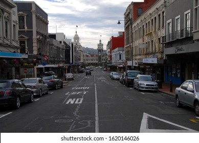 Dunedin, New Zealand, 02/17/2011
Dunedin Downtown Street In Renaissance Revival Architecture