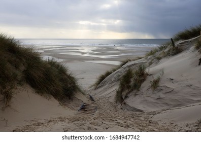 Dunes at the Beach of Amrum, Germany in  Europe - Shutterstock ID 1684947742