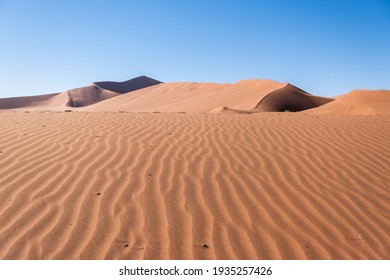 Dunes in the desert of Namibia