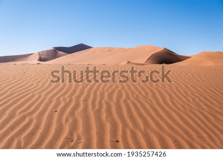 Dunes in the desert of Namibia