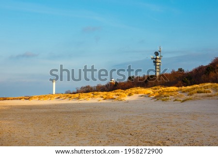 Similar – Leuchtturm an der Ostsee in Schweden