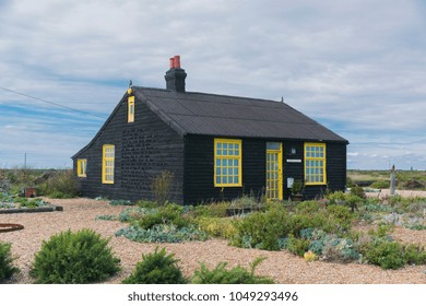 Dungeness, Kent, England, 09/23/2017 Prospect Cottage, Home Of The Film Director, Derek Jarman