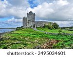 Dunguaire Castle - a 16th-century tower house on the southeastern shore of Galway Bay in County Galway, Ireland