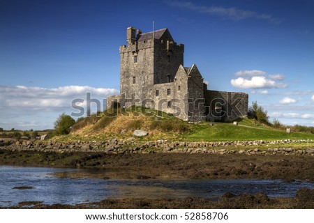 Dunguaire castle in Ireland
