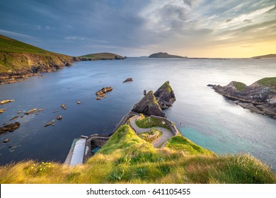 Dunquin Pier On The West Coast Of Kerry In The Dingle Peninsula - Shutterstock ID 641105455