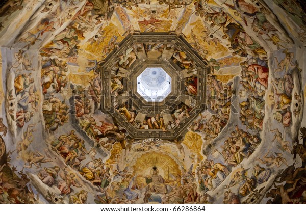 Duomo Cathedral Florence Italy Seen Inside Stockfoto Jetzt