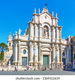 Duomo Di Catania - Saint Agatha Cathedral Of Catania, Sicily, Italy