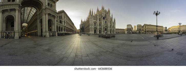 Duomo At Sunrise, Milan, Europe