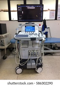 Duplex,Ultra Sound Machine In Hospital.