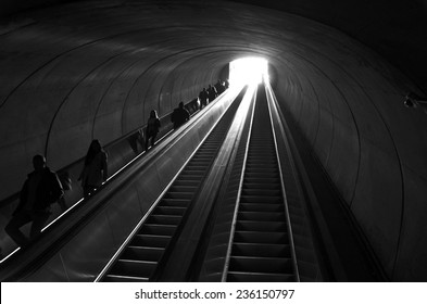 Dupont Circle Metro Station In Washington DC, USA