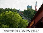 The Duquesne Incline seen from the lower station in Pittsburgh, 