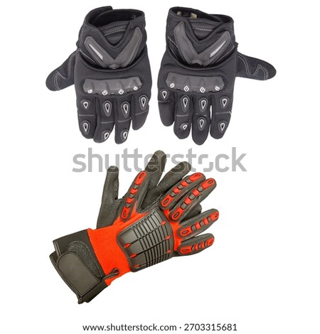 Durable protective motorcycle gloves featuring reinforced carbon fiber knuckles and high visibility orange accents displayed clearly against a clean white studio background for maximum professional visibility and detailed product inspection during online retail shopping for active motorcycling equipment and gear