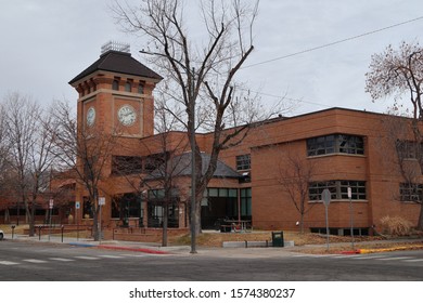 Durango, Colorado / USA - November 28 2019: La Plata County Court House 1060 E. Second Ave 6th Judicial Trial Courts