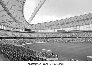 DURBAN - NOVEMBER 26: the Moses Mabhida stadium of Durban on November 26, 2009 in Durban, South Africa. It was one of the host stadiums for the 2010 FIFA World Cup.