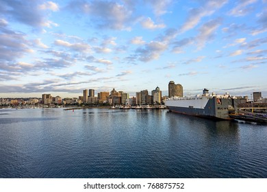 Durban Sea Port At Day Time View From Sea