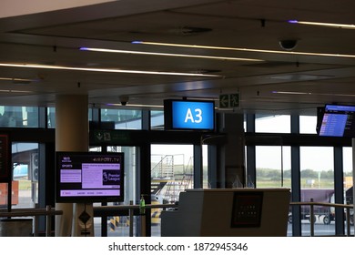 Durban, South Africa - 10 December 2020: Photo Of Boarding Gate At King Shaka International Airport