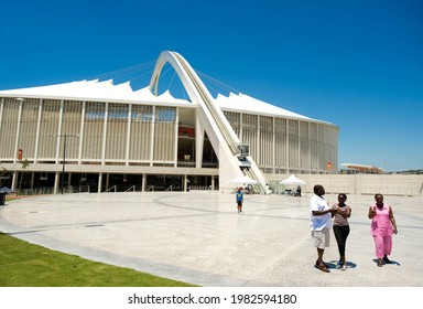 Durban, South Africa - December 21, 2009:  The Durban Moses Mabhida Soccer Stadium.  