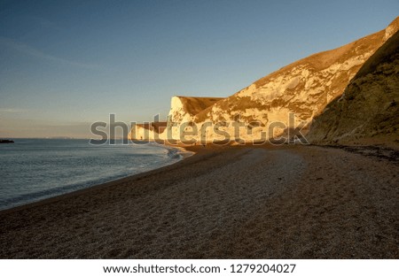 Similar – Image, Stock Photo White rock cliff called Stairs of the Turks or Scala dei Turchi at the mediterranean sea coast with beach, Realmonte, Sicily, Italy