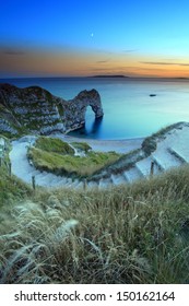 Durdle Door Dorset England Sunset