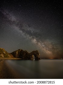 Durdle Door Night Sky Portrait Version 