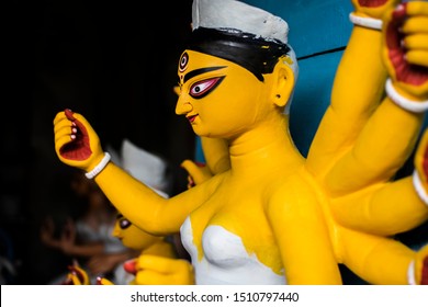 Durga Idol In Kumartuli, Kumartuli Durga Murti Making