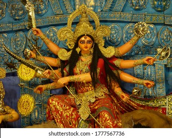 Durga Idol Made By Tribal People Of Bengal