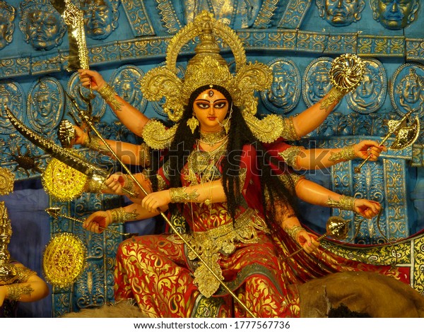 Durga Idol Made By Tribal People Stock Photo 1777567736 | Shutterstock