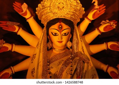 Durga Maa in Kolkata West Bengal India 